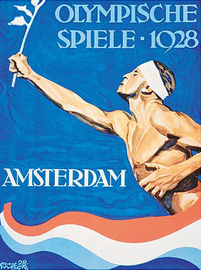 Locandina Olimpiadi Amsterdam 1928
