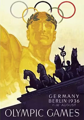 Locandina Olimpiadi Berlino 1936