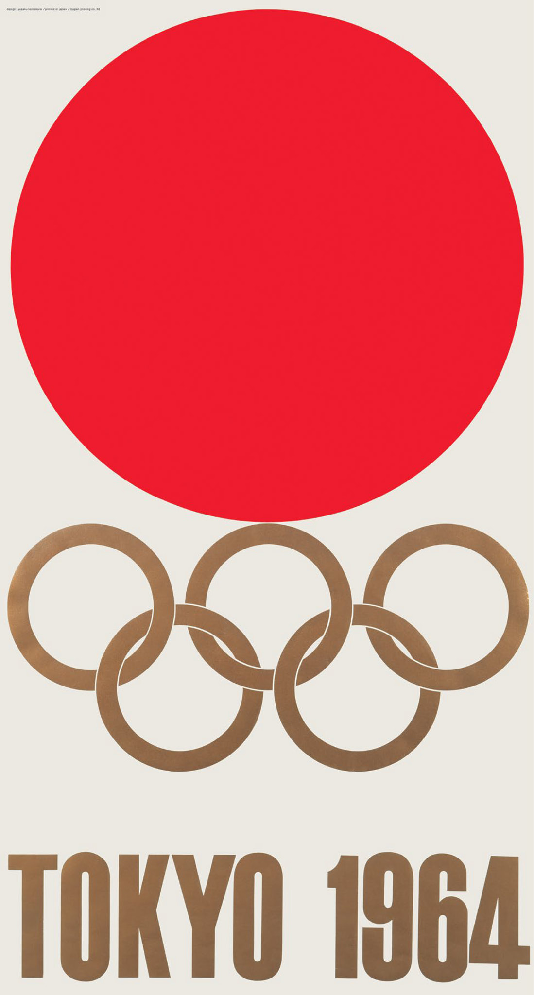 Locandina Olimpiadi Tokyo 1964