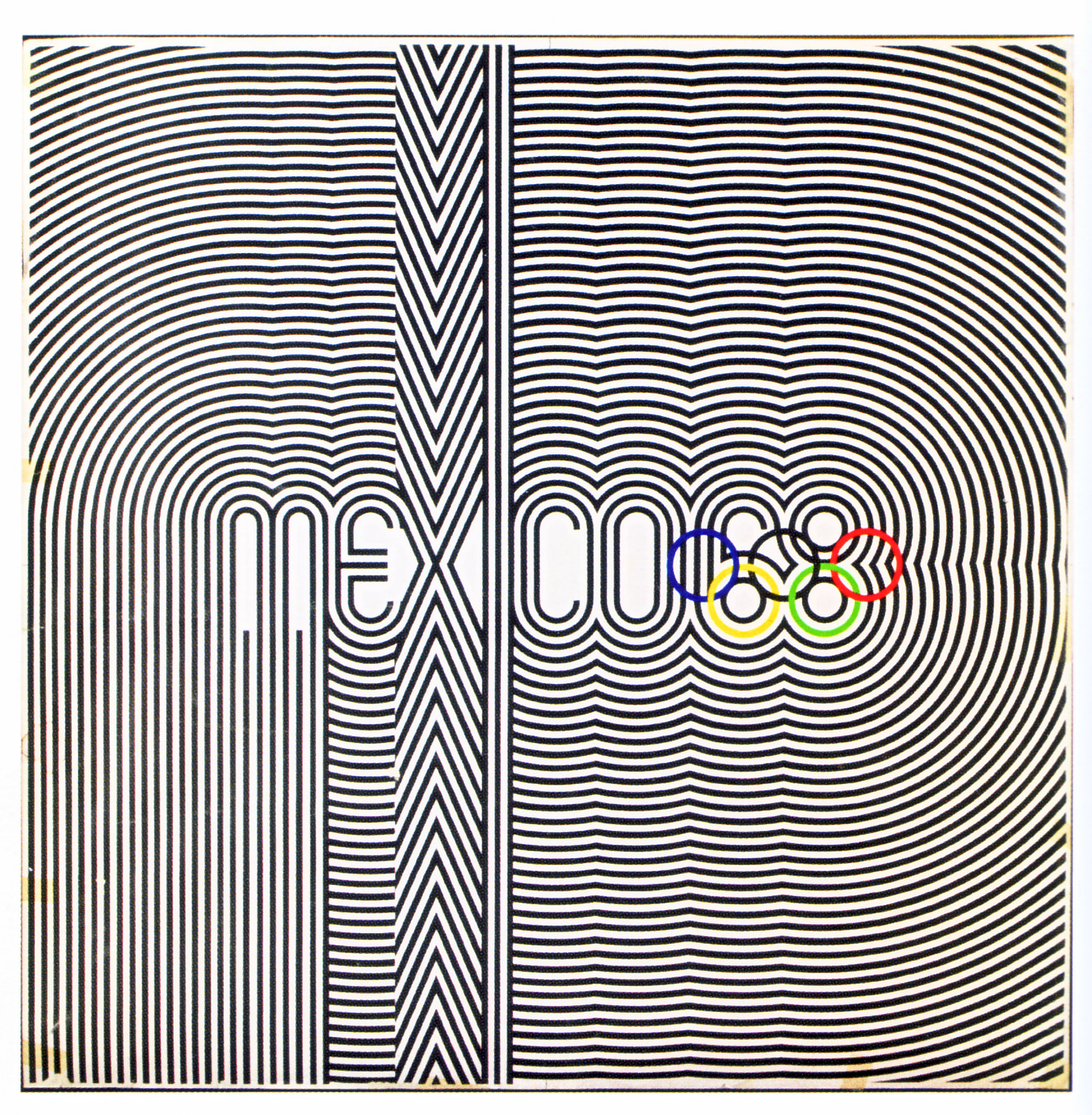 Locandina Olimpiadi Città del Messico 1968