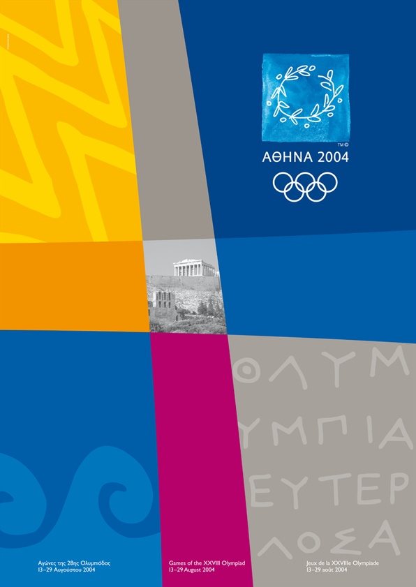 Locandina Olimpiadi Atene 2004