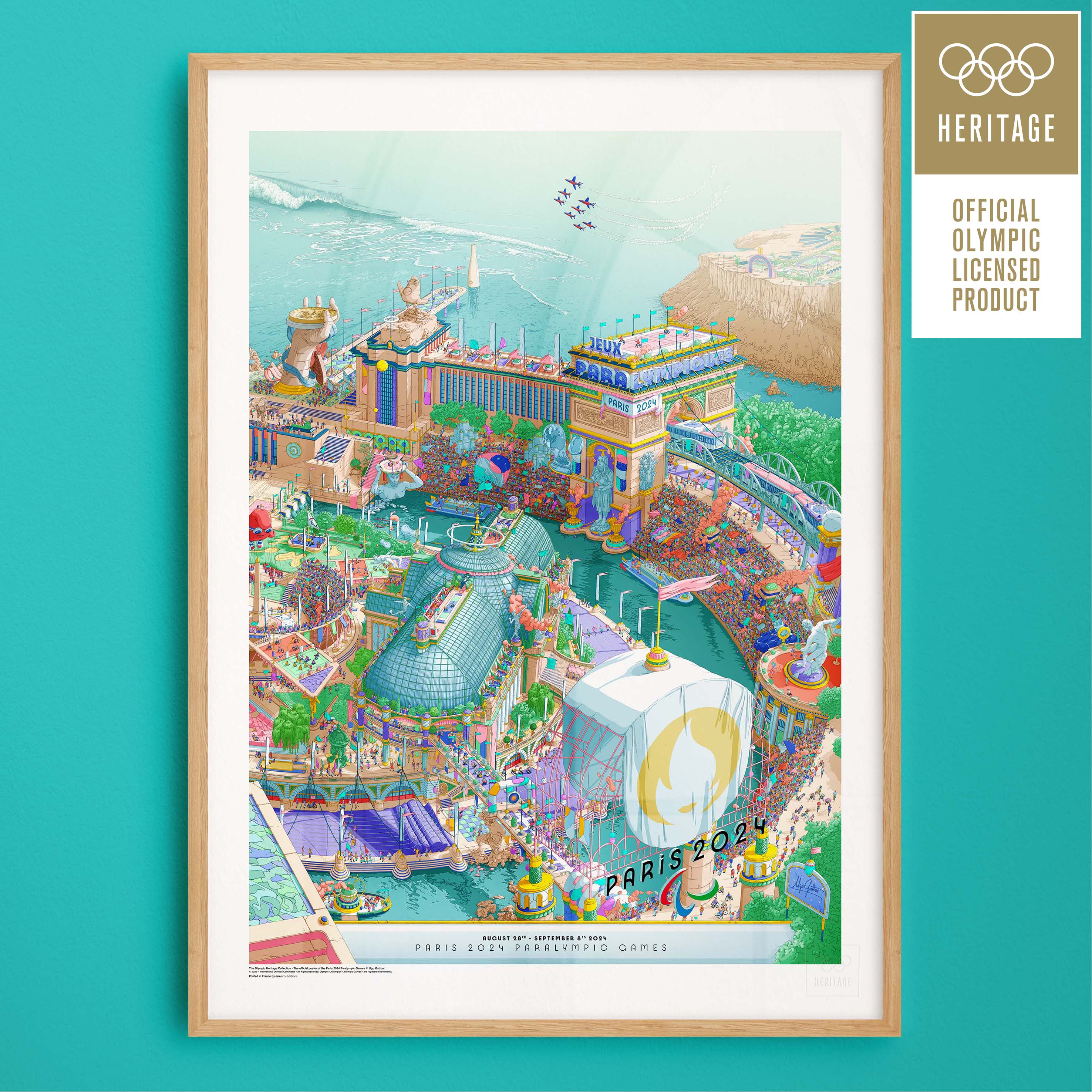 Locandina Olimpiadi Parigi 2024
