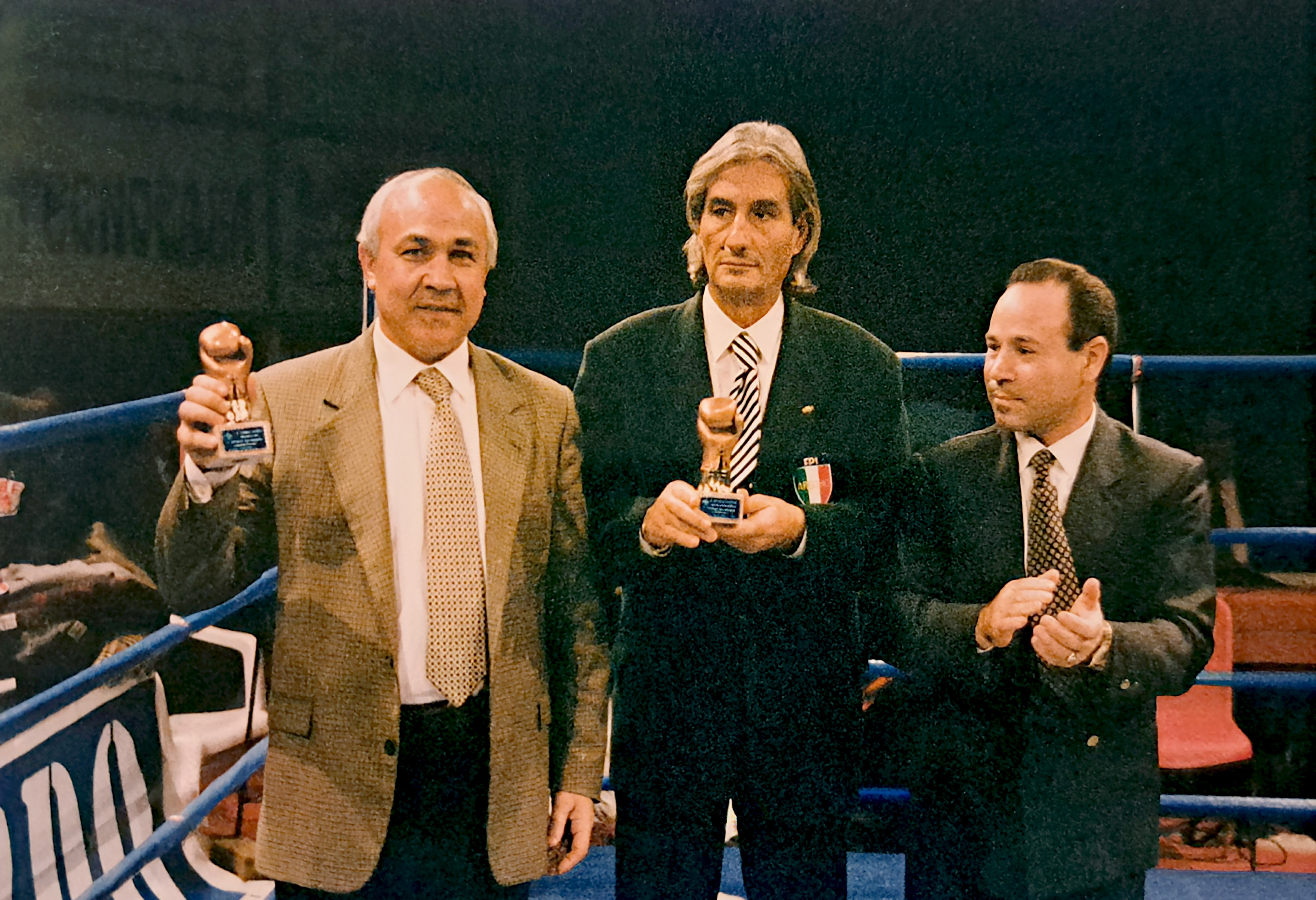 Tonino Puddu durante un match negli anni '70