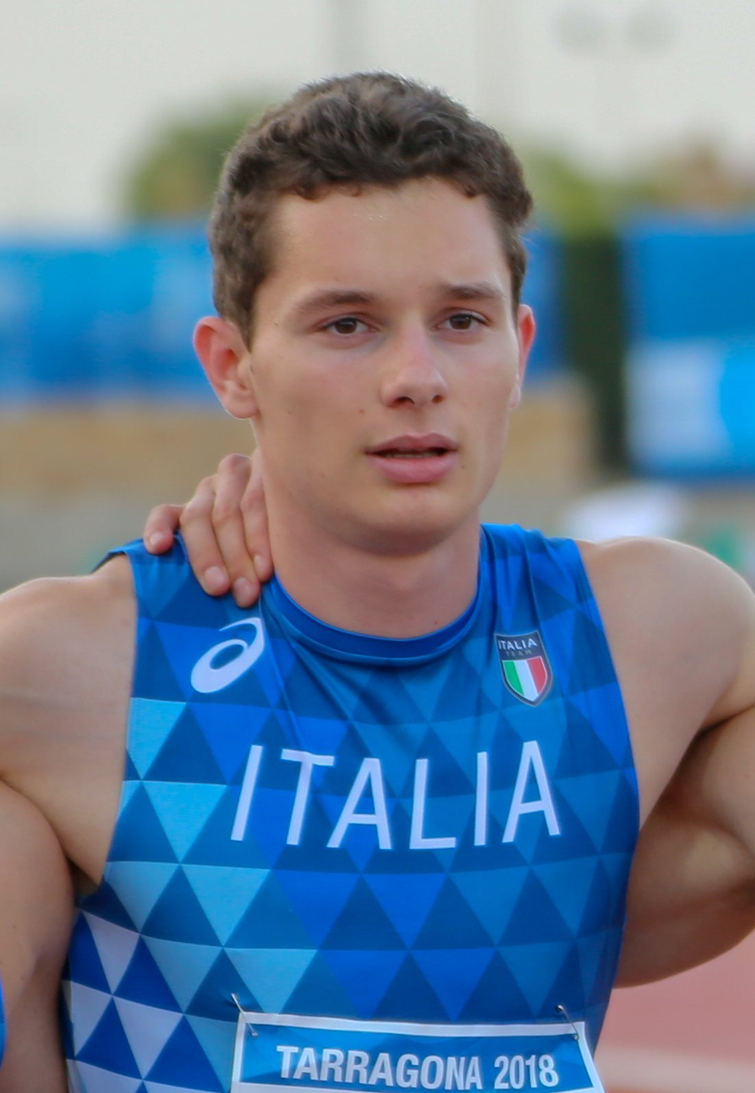 Filippo Tortu in staffetta ai Giochi del Mediterraneo 2018