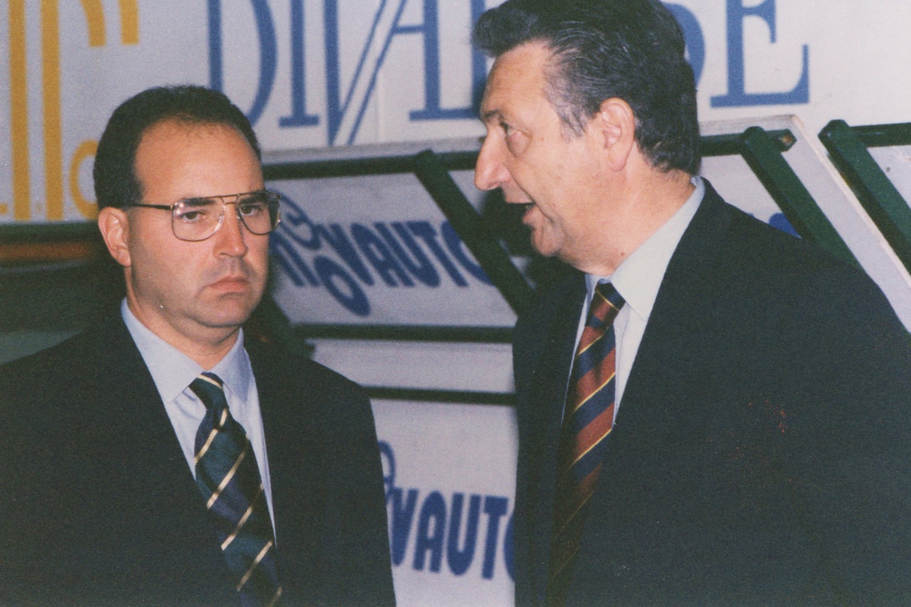 Radames Lattari e Nereo Baliello a bordo campo